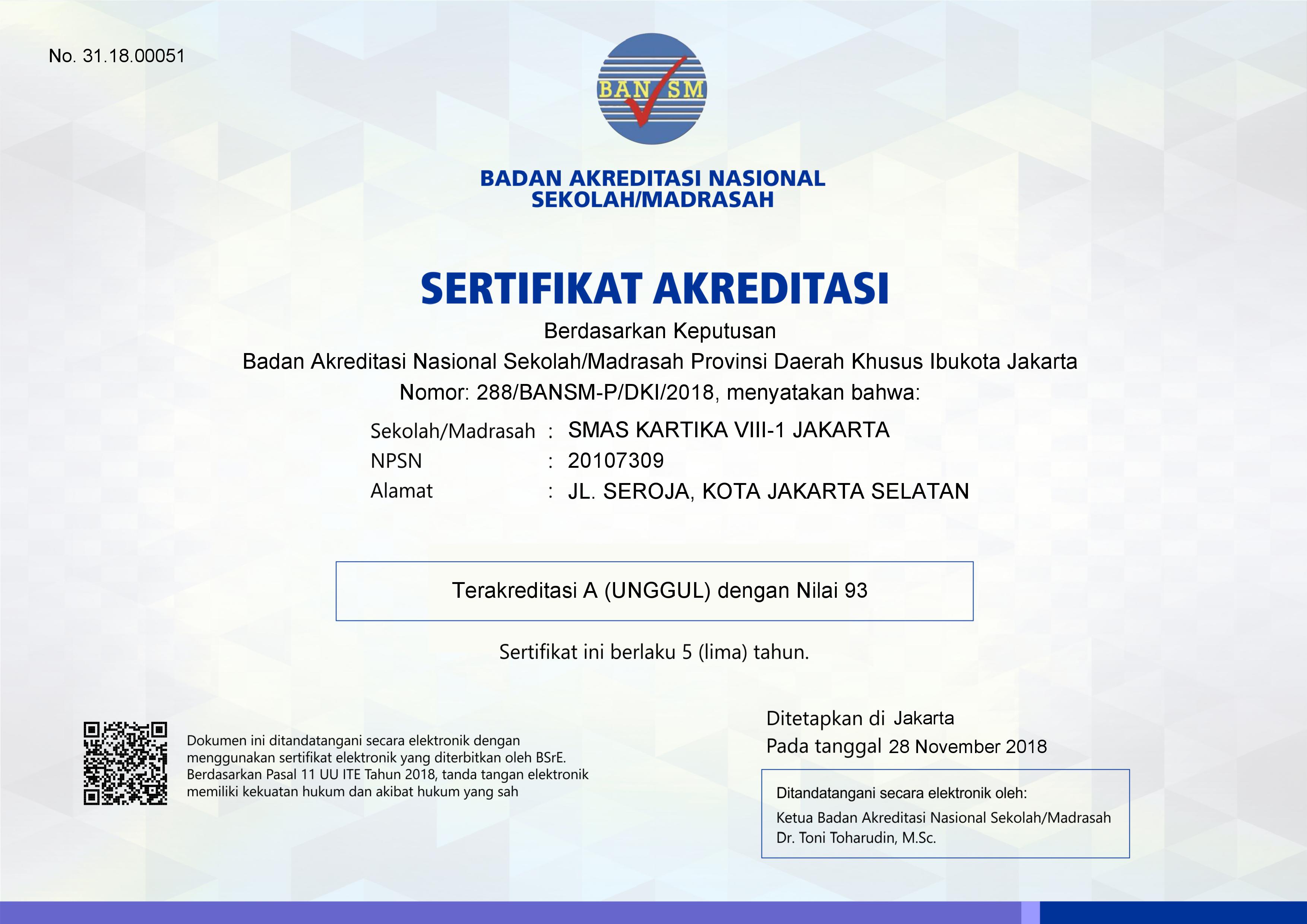 sertifikat akreditasi kartika 001