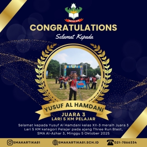 JUARA 3 LARI 5 KM PELAJAR - YUSUF AL HAMDANI