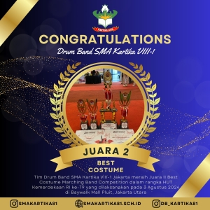 DRUM BAND PEMULA - JUARA 2 BEST COSTUME